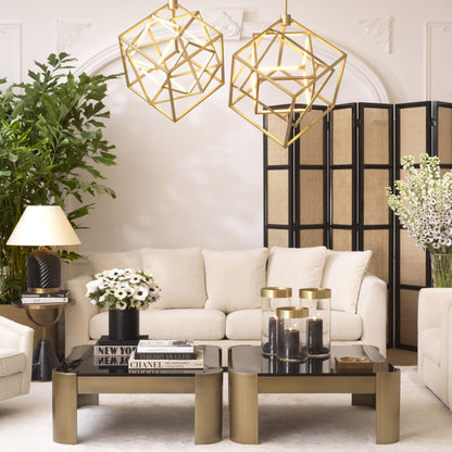 Denise Brigitte Modern Brass Chandelier