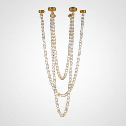 Gabriel Cascade K9 Crystal Chandelier
