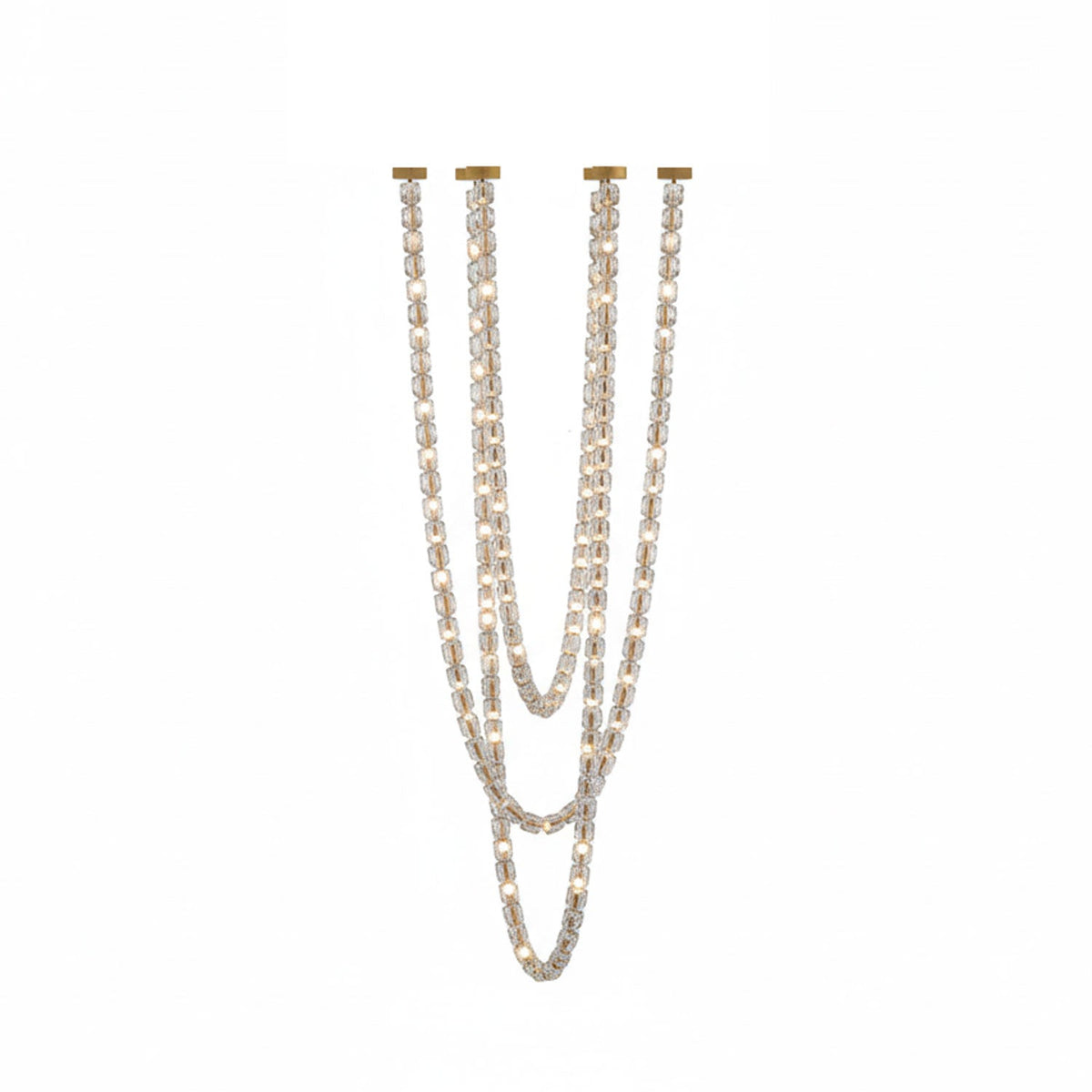 Gabriel Cascade K9 Crystal Chandelier