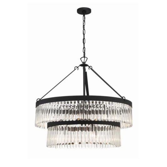 Grant 2-Tier Round Chandelier 32"