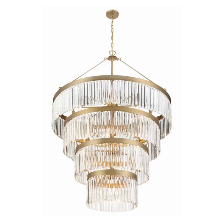 Grant 4-Tier Round Chandelier 40"