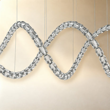 Gabriel Cascade K9 Crystal Chandelier