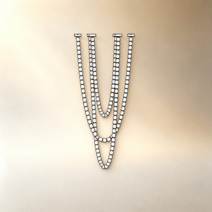 Gabriel Cascade K9 Crystal Chandelier