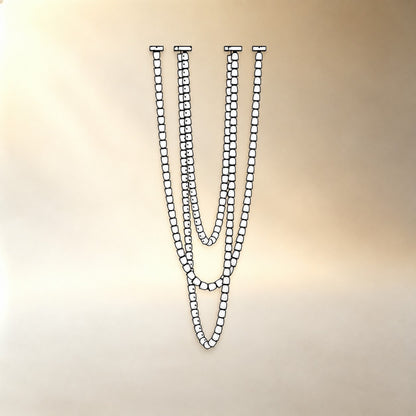 Gabriel Cascade K9 Crystal Chandelier
