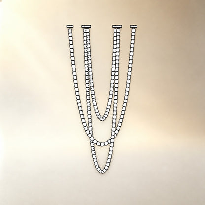 Gabriel Cascade K9 Crystal Chandelier