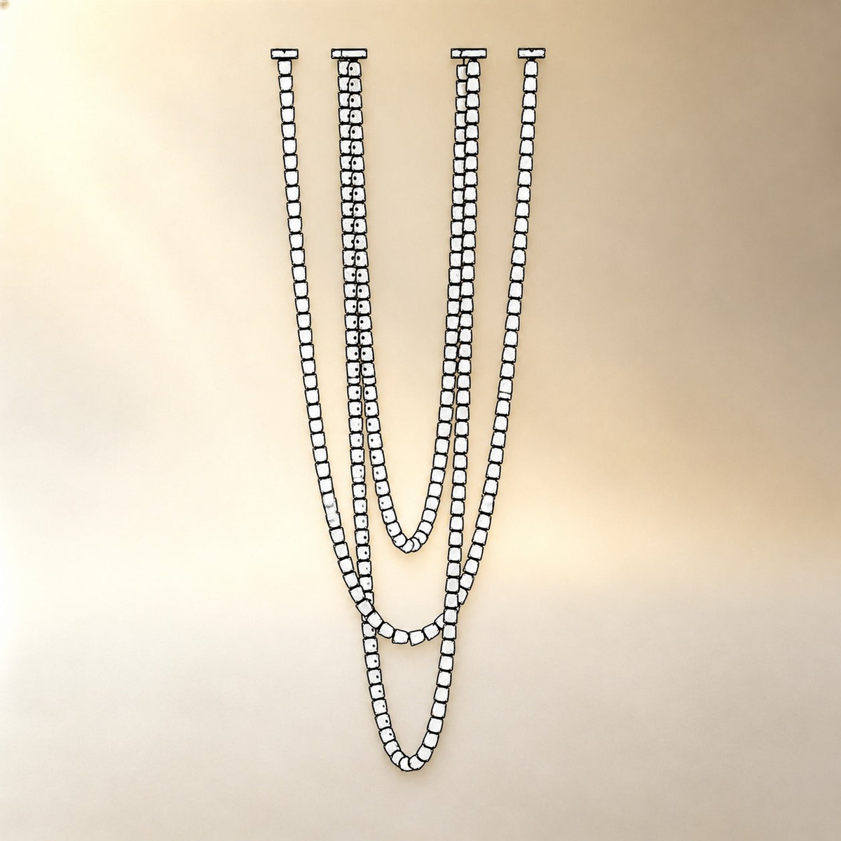Gabriel Cascade K9 Crystal Chandelier