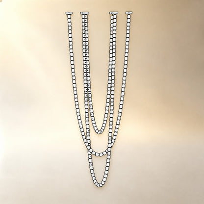Gabriel Cascade K9 Crystal Chandelier