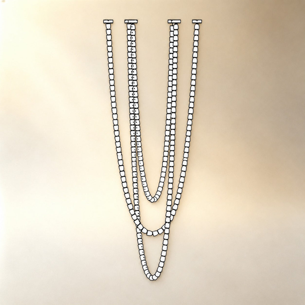 Gabriel Cascade K9 Crystal Chandelier