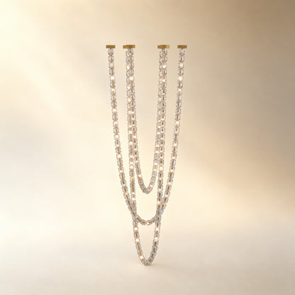 Gabriel Cascade K9 Crystal Chandelier