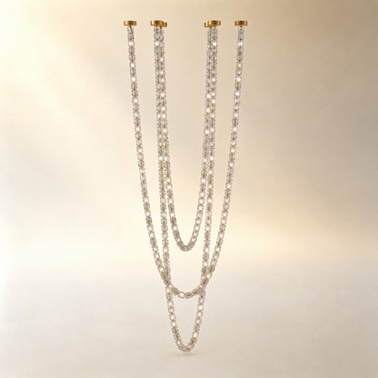 Gabriel Cascade K9 Crystal Chandelier