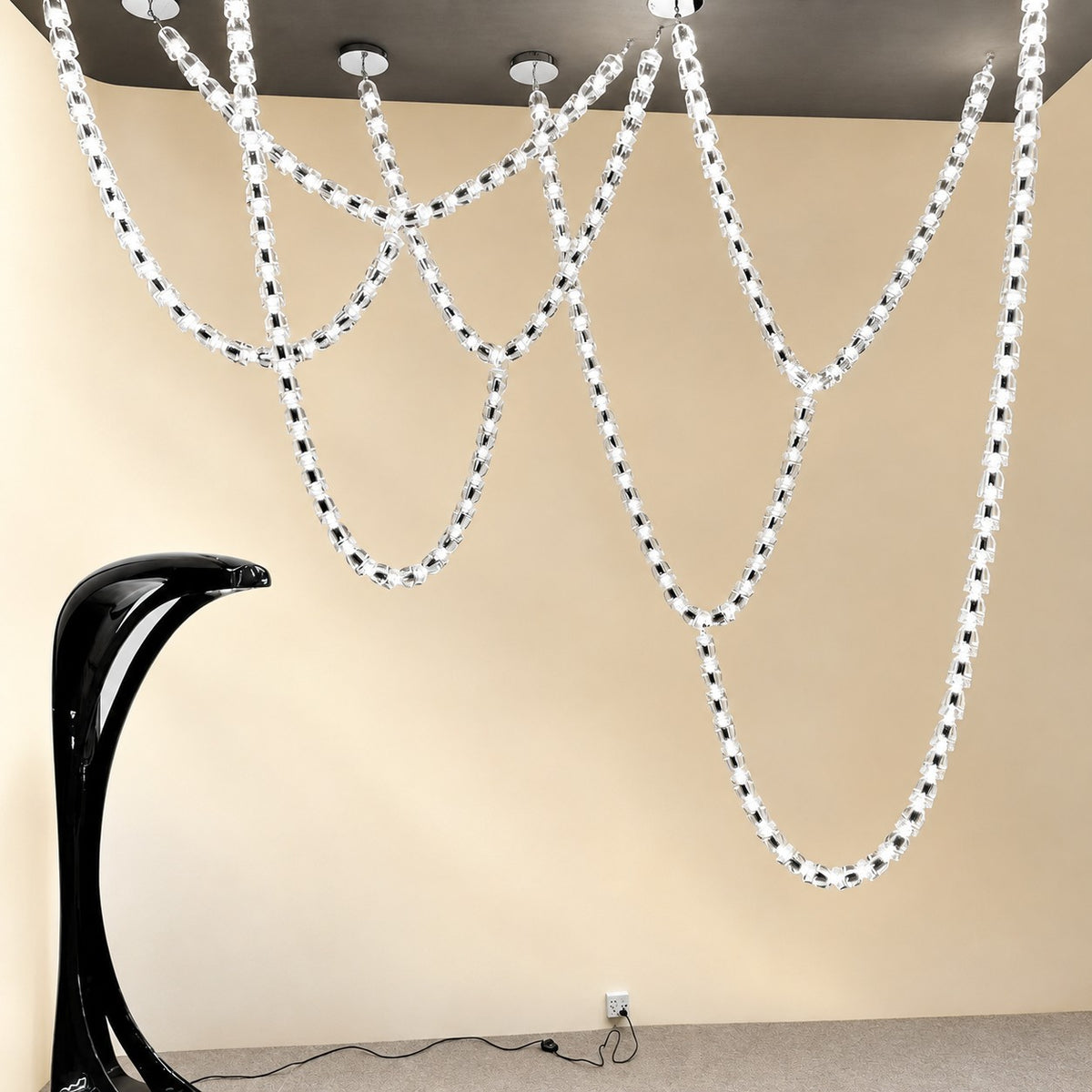 Gabriel Cascade K9 Crystal Chandelier