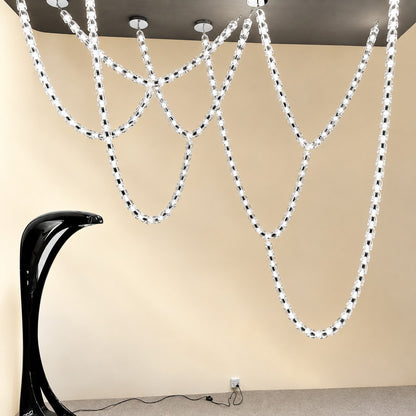 Gabriel Cascade K9 Crystal Chandelier