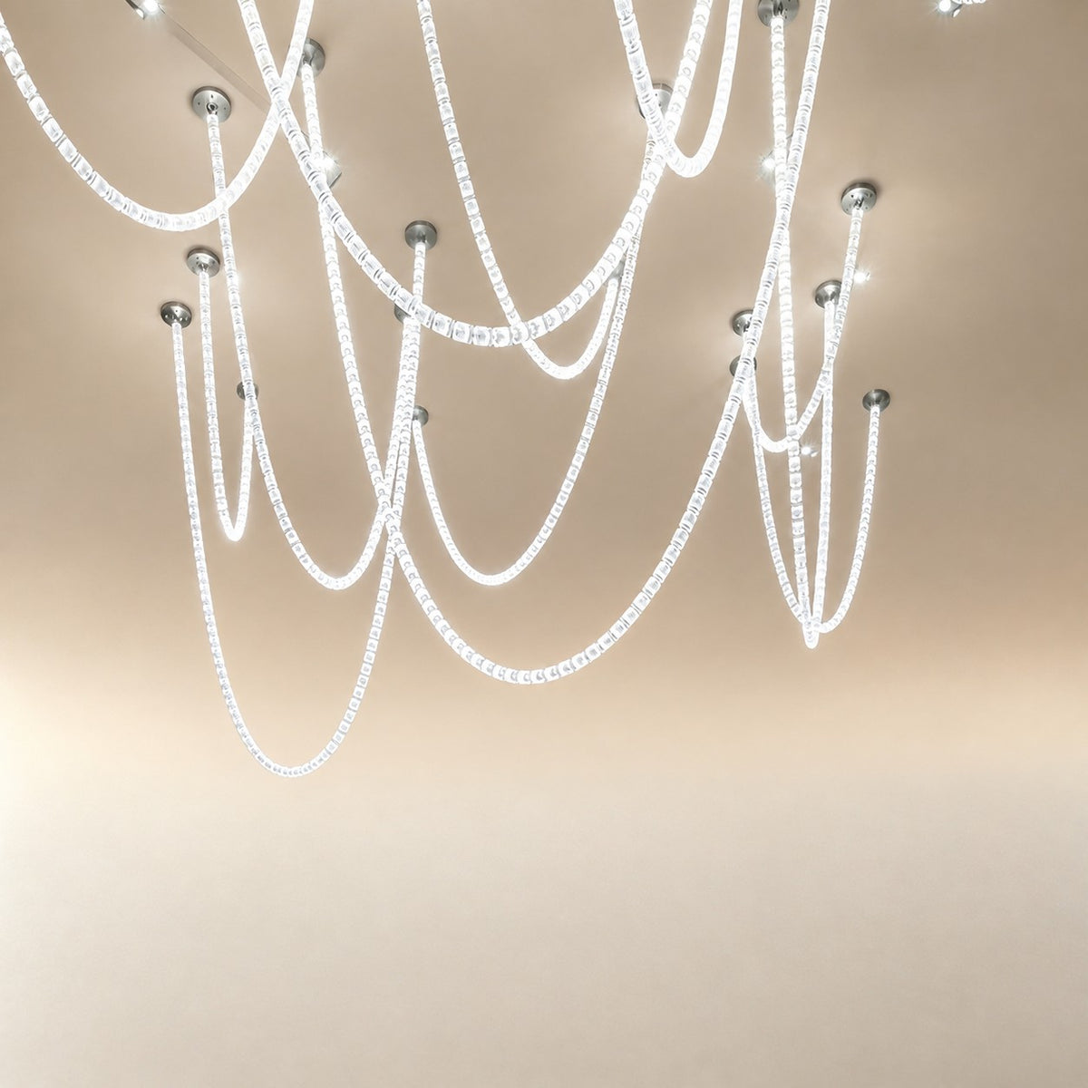 Gabriel Cascade K9 Crystal Chandelier