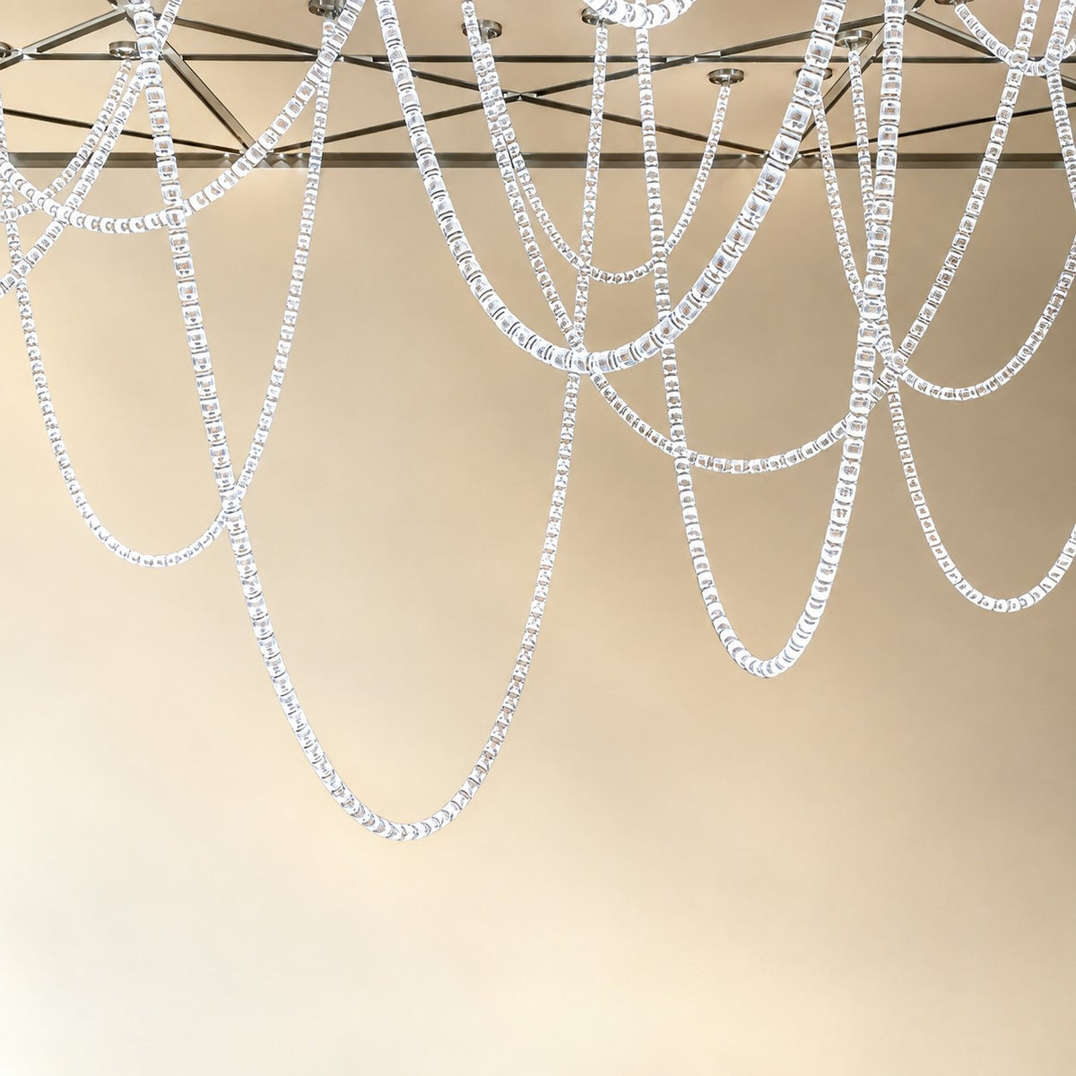 Gabriel Cascade K9 Crystal Chandelier