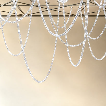Gabriel Cascade K9 Crystal Chandelier