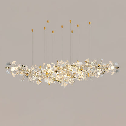 Gingko Ceramic Branch Chandelier Z