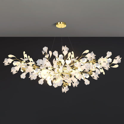 Gingko Ceramic Branch Chandelier Z