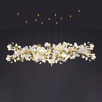 Gingko Ceramic Branch Chandelier Z