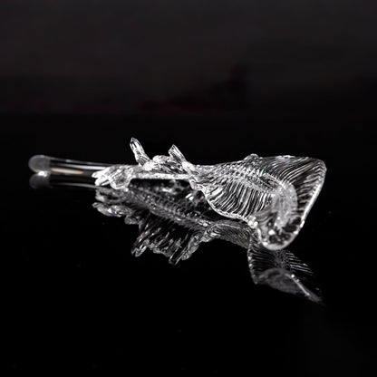 Galaxy Glass Feathers Flying Chandelier