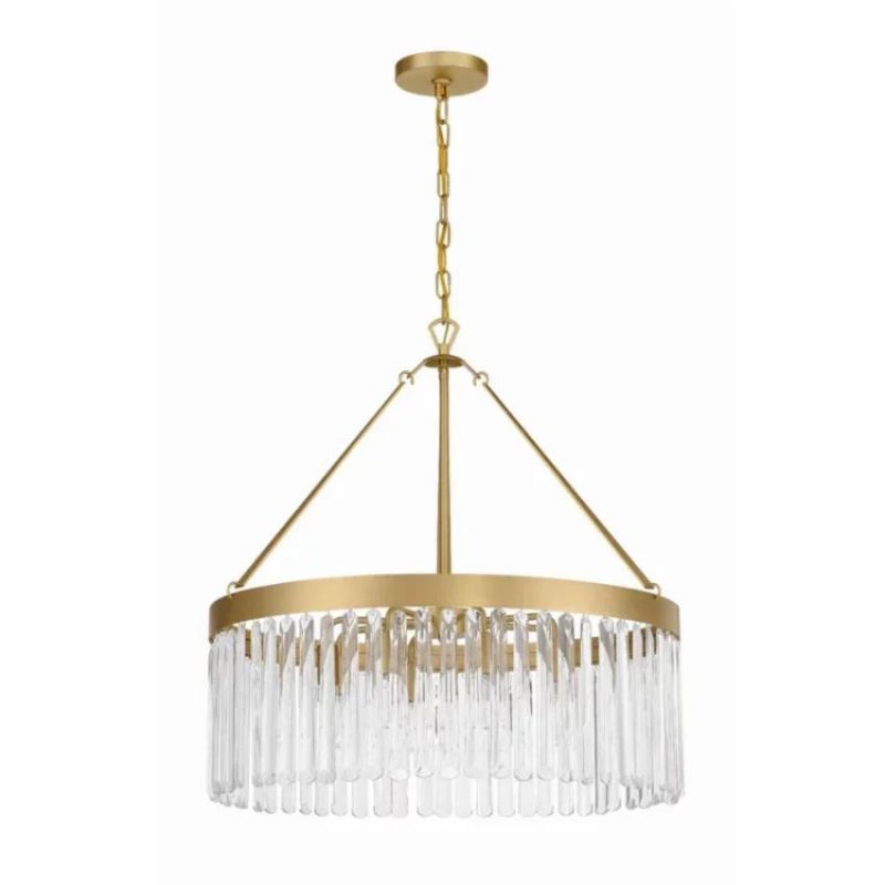 Grent Crystal Waterfall Round Chandelier - jchandelier