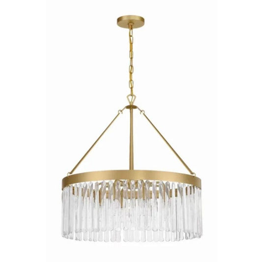 Grent Crystal Waterfall Round Chandelier - jchandelier