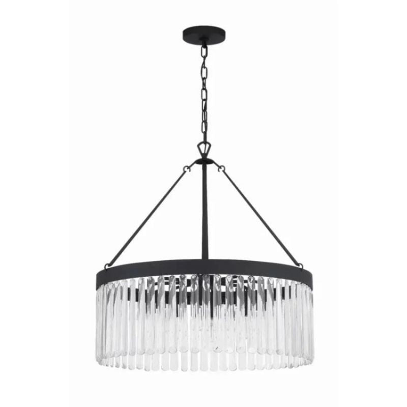 Grent Crystal Waterfall Round Chandelier - jchandelier