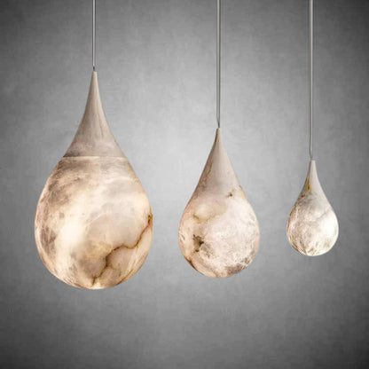 Hailey Alabaster Raine Pendant Lighting, Dining Table Pendant