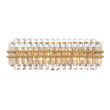 Hayer Crystal 4 Light Bathroom Wall Sconce