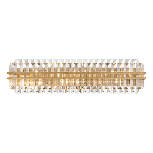 Hayer Crystal 6 Light Bathroom Wall Sconce