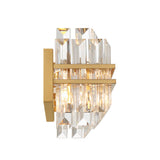 Hayer Crystal 6 Light Bathroom Wall Sconce