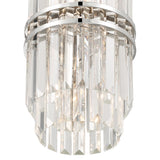 Hayer Round Crystal 4 Light Chandelier