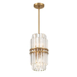 Hayer Round Crystal 4 Light Chandelier