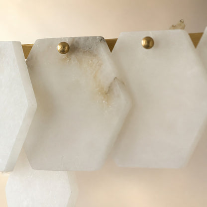 Hexa Cloud Alabaster Pendant Light