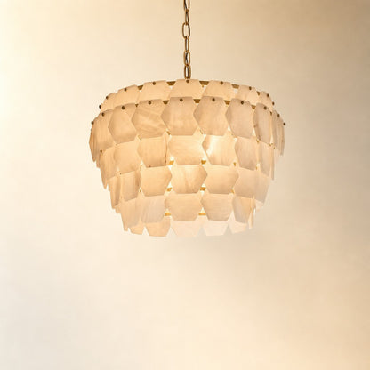 Hexa Cloud Alabaster Pendant Light