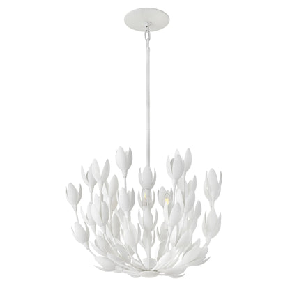Flora 20 Inch 3-Light LED Chandelier - Delicate Floral Design