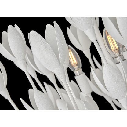 Flora 20 Inch 3-Light LED Chandelier - Delicate Floral Design
