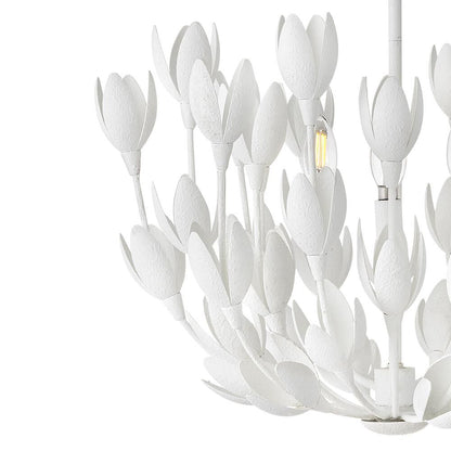 Flora 20 Inch 3-Light LED Chandelier - Delicate Floral Design