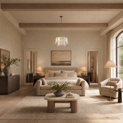 Loria Modern Alabaster Round Pendant Light