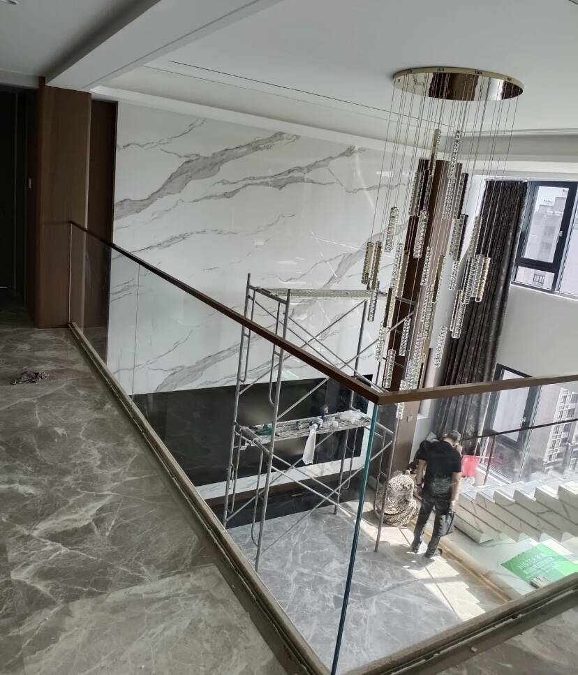 Extra Large Modern Spiral Crystal Ceiling Light Decoration for Staircase/ High Ceiling Living Room/ Hotel Lobby/ Hallway