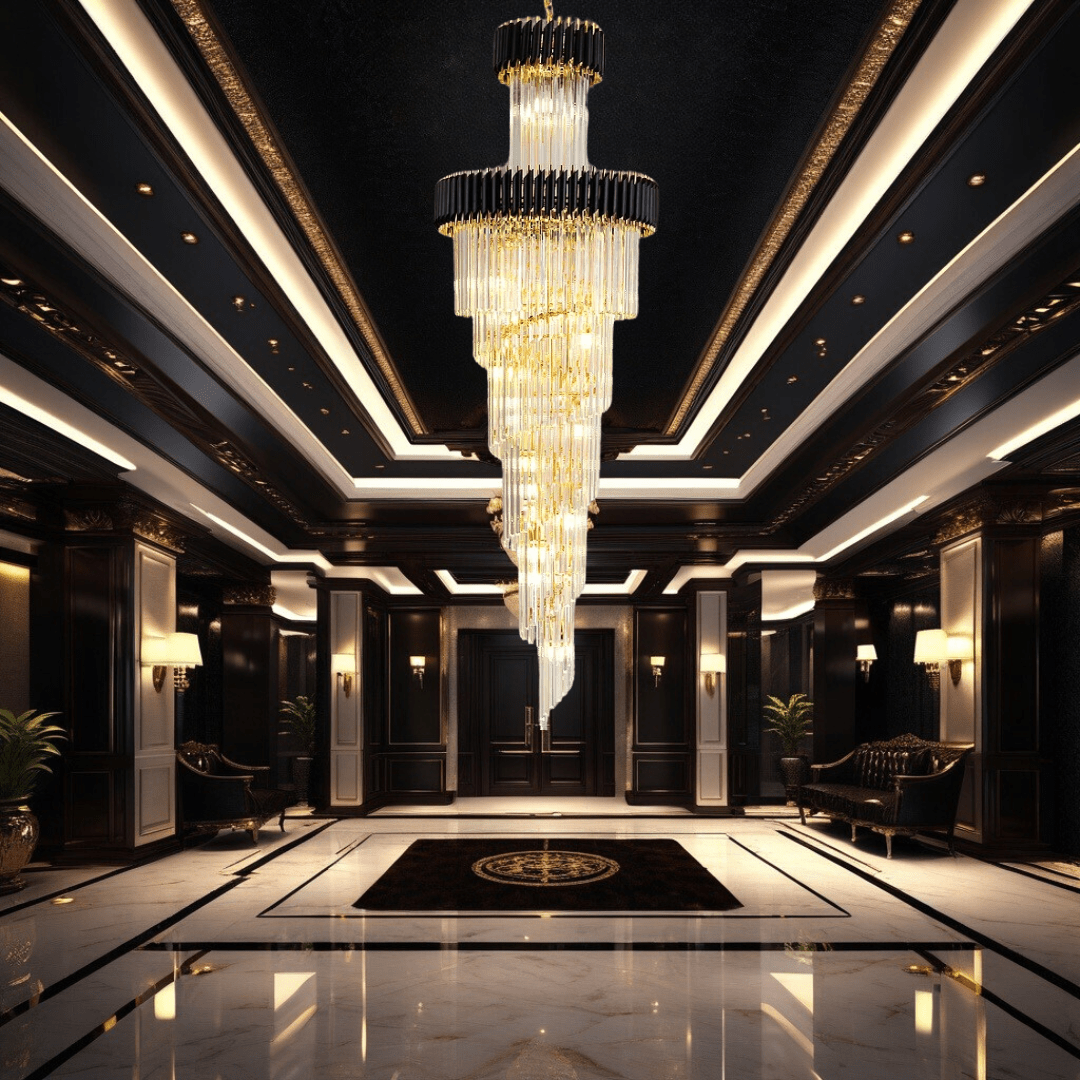 Vancard Foyer & Staircase Crystal Chandelier