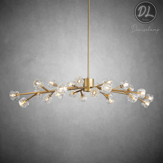 Dawn- Modern Design Niche Unique Hexagonal Crystal Chandelier