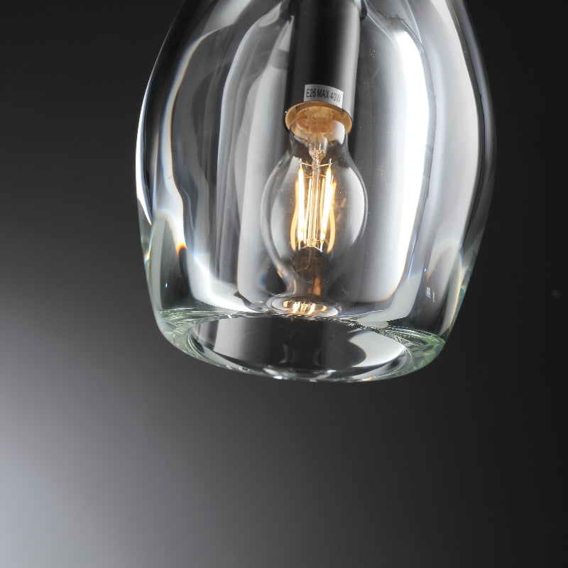 MechFriction K9 Crystal Flute Pendant Light 6"/8"/9"