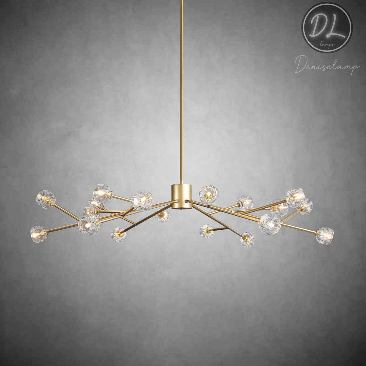 Dawn- Modern Design Niche Unique Hexagonal Crystal Chandelier