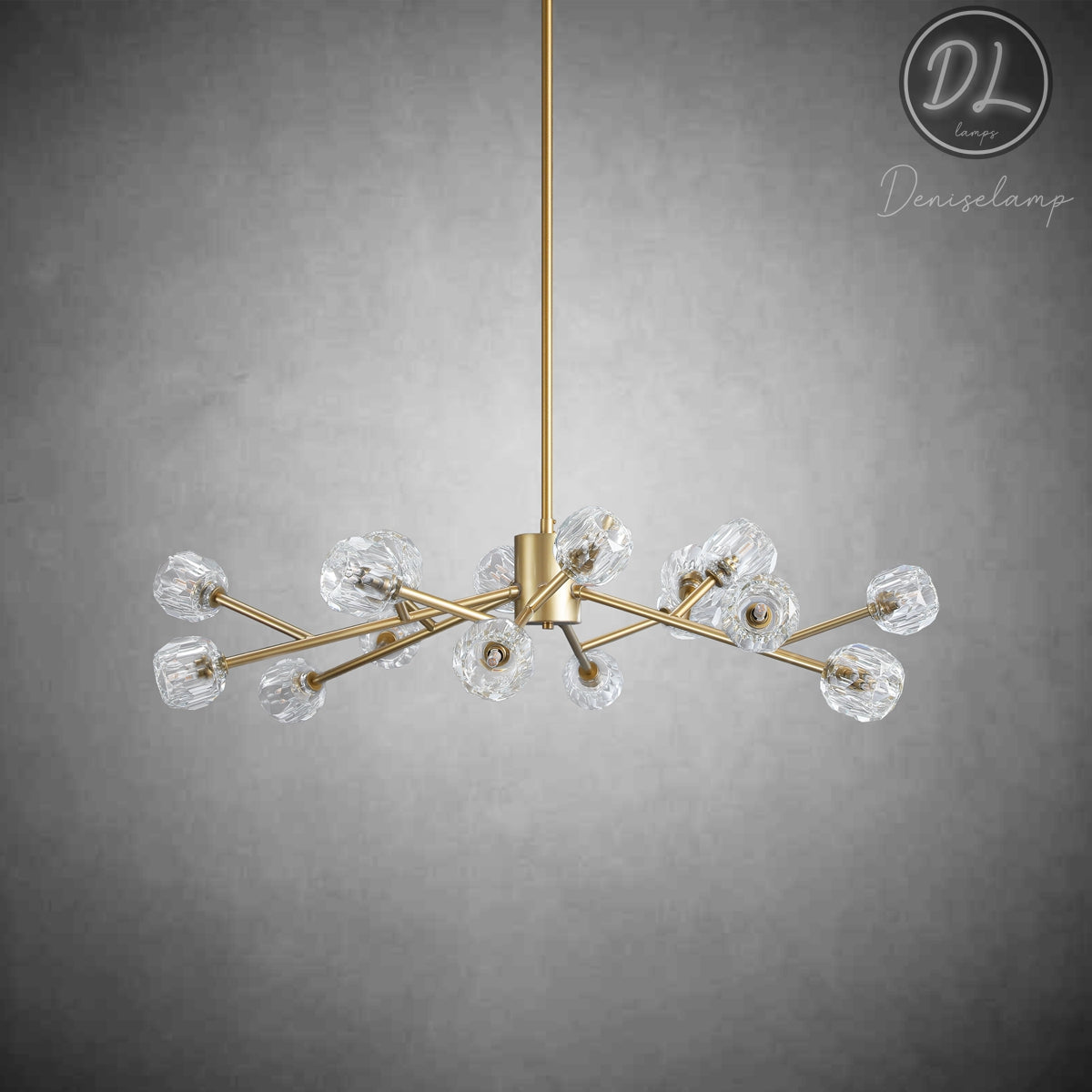 Dawn- Modern Design Niche Unique Hexagonal Crystal Chandelier