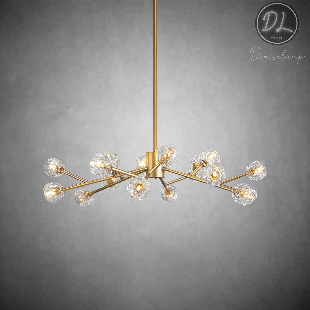 Dawn- Modern Design Niche Unique Hexagonal Crystal Chandelier