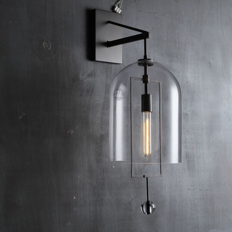 Ancient pendulum Grand Wall Sconce-Matte Black