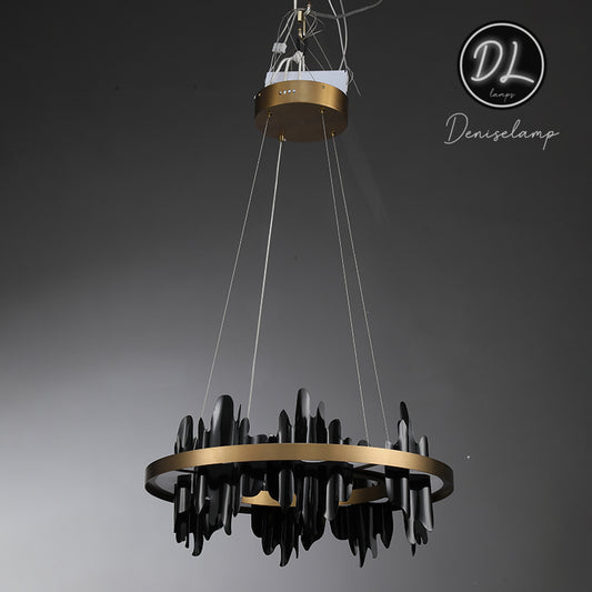 MythicForge 2-Tier Modern Round Chandelier