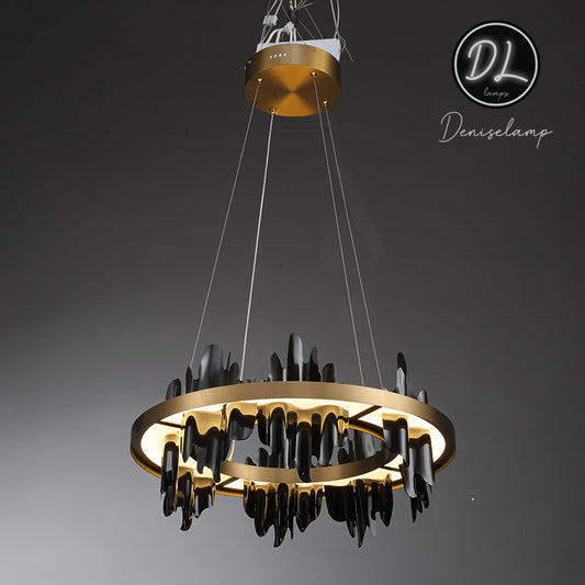 MythicForge 2-Tier Modern Round Chandelier