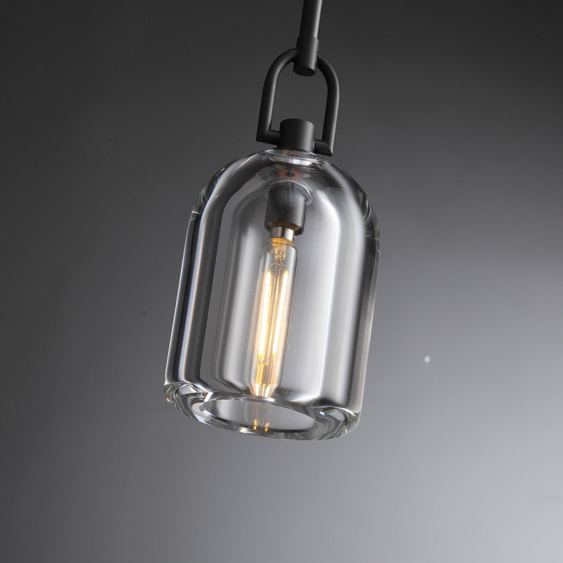 MechFriction Upscale Modern Cloche Pendant Light 5"D,8"D,10"D
