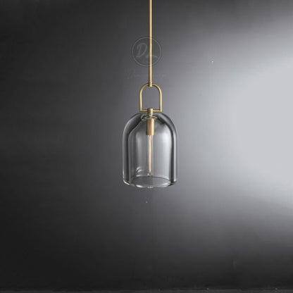 MechFriction Upscale Modern Cloche Pendant Light 5"D,8"D,10"D